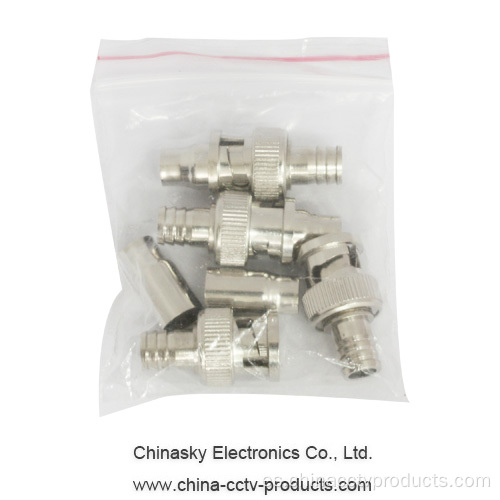 Conector CCTV masculino BNC para RG59 Cable coaxial